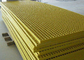 Antypoślizgowy żółty kolor Plastikowa kratka podłogowa Dostosowane wymiary dostawca