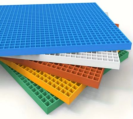 Fiberglass Mesh Walkway Floor Composite GRP FRP Gratings Fiberglass Reinforced Plastic FRP Grating Walkway