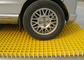 38MM Square Hole Plastikowa kratka podłogowa Żółty kolor Bezpłatne próbki dostawca