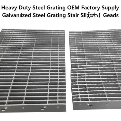 Ciężkoodpowiedzialne, galwanizowane żurawkowe kratki, schody niepoślizgowe do platform przemysłowych