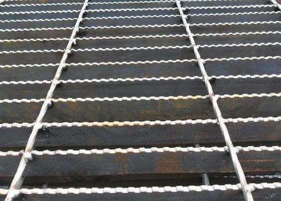 Krata prętowa ze stali węglowej Q235, ocynkowana stalowa podłoga kratowa ISO9001