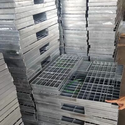 Z galwanizowanej stalowej kratki ciężkoobciążnej pokrywa odpływowa - kratki metalowe odporne na korozję